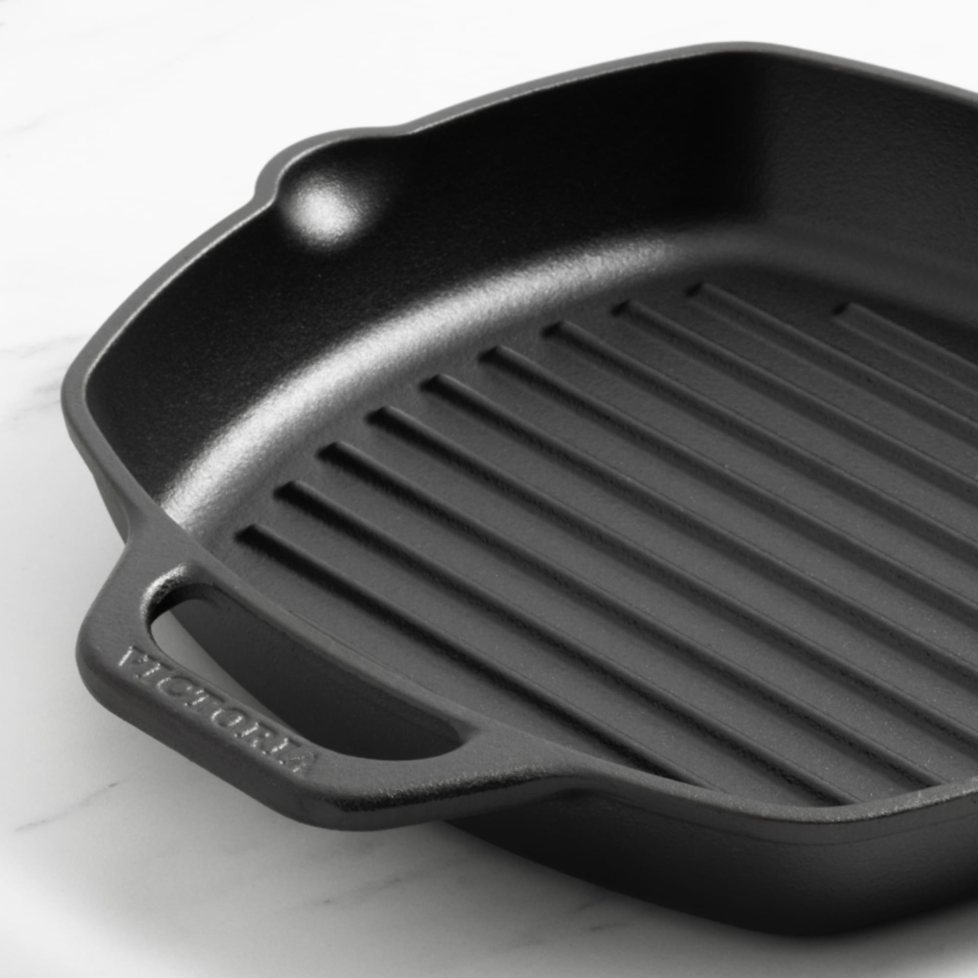 Victoria Seasoned Square Grill Pan 25cm Kitchen Warehouse™